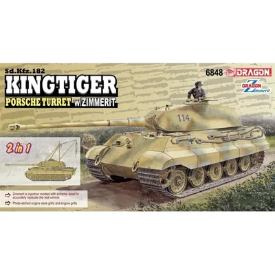 6848 1/35 KINGTIGER PORSCHE W/ZIMMERIT