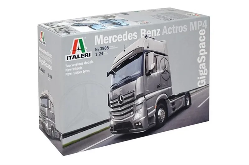 Italeri 3905S 1/24 MB Actros MP4 GigaSpace Çekici Demonte Plastik Maketi