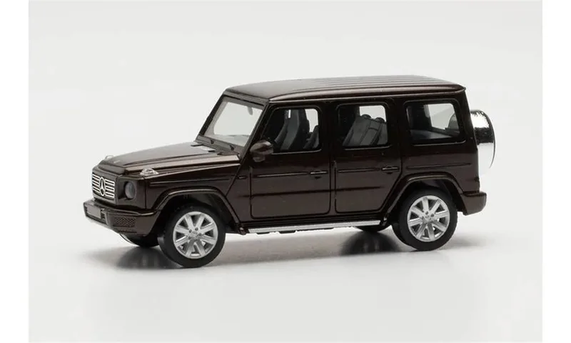 Herpa 430623-004 1/87 Ölçek MB G-Modell, Cip, Siyah, Sergilemeye Hazır Model Araç