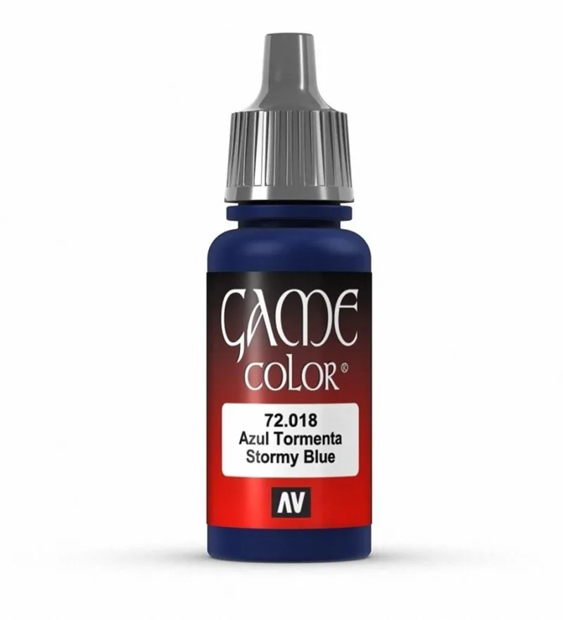 Vallejo 72018 17 ml. Stormy Blue, Game Color Serisi Model Boyası