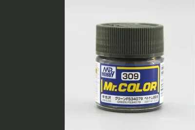Gunze C309 10 ml. Green FS34079, Mr.Color Serisi Maket Boyası
