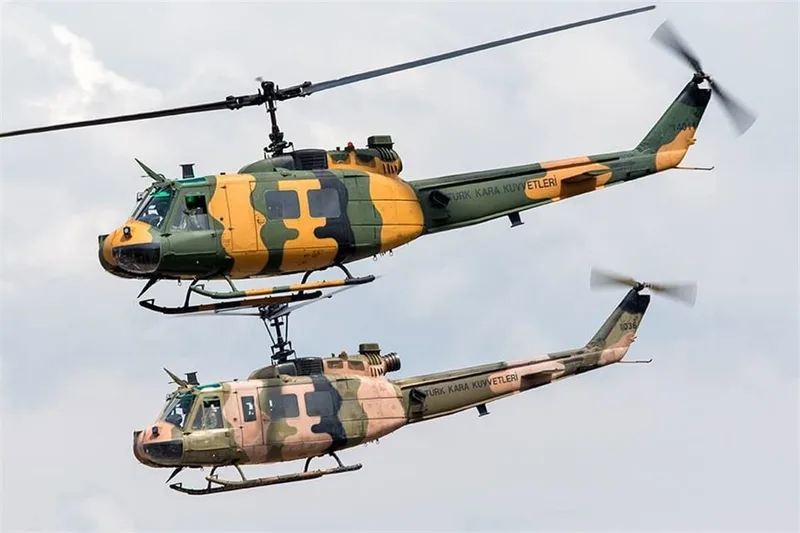 Babibi DBT01306 1/72 UH-1 ve AB-205, Kara Kuvvetleri, Dekal Çıkartma