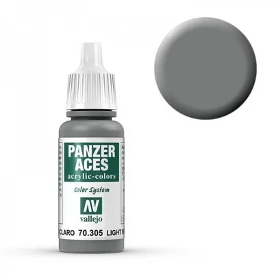 Vallejo 70305 17 ml. Light Rubber, Panzer Aces Serisi Model Boyası