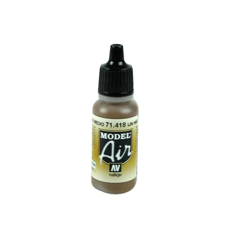 Vallejo 71418 17 ml. IJN Medium Brown, Model Air Serisi Model Boyası