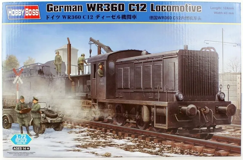 HobbyBoss 82913 1/72 Alman WR360 C12 Lokomotifi Demonte Plastik Maketi