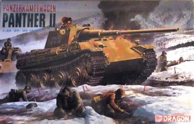 Dragon 6027 1/35 Ölçek Panzerkampwagen Panther II Tankı Plastik Model Kiti