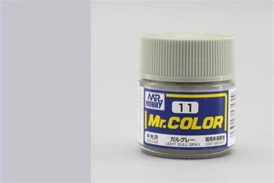 Gunze C011 10 ml. Light Gull Gray, Mr.Color Serisi Maket Boyası