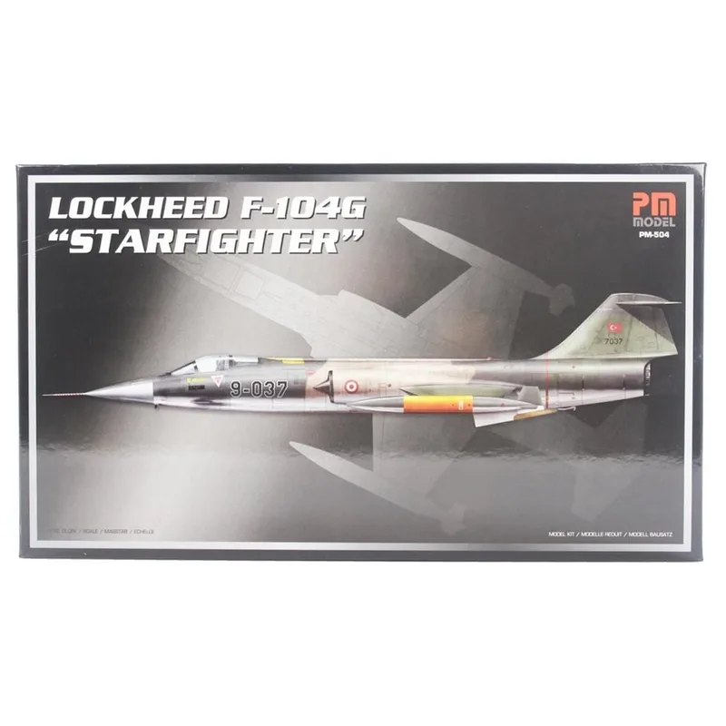 PM Model 504 1/72 Lockheed F-104G Starfighter Bombardıman Uçağı Demonte Plastik Maketi