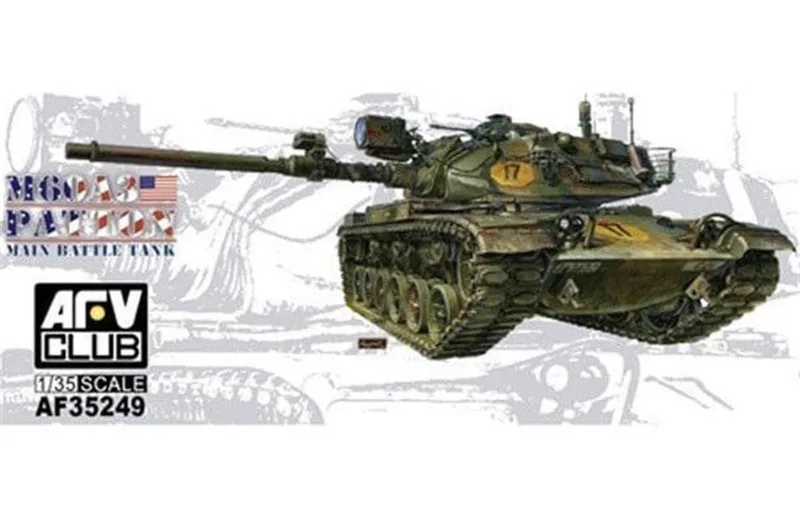 AFV Club AF35249 1/35 M60A3/TTS Main Battle Tank Tank Demonte Plastik Maketi