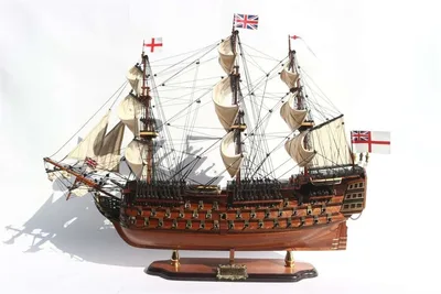 GIANHIEN TS0001W70 HMS VICTORY AHŞAP HAZIR ''DETAYLI'' YELKENLİ SAVAŞ GEMİSİ MAKETİ