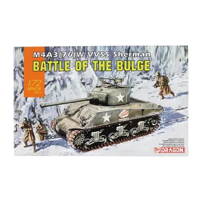 Dragon 7567 1/72 M4A3(76)W VVSS Sherman Tank Maketi
