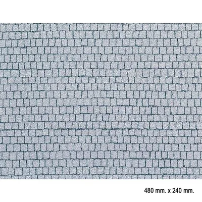 Faller 170646 1/87 Taş Parke Desenli Kaplama Kağıdı, 48 X 24 Cm.