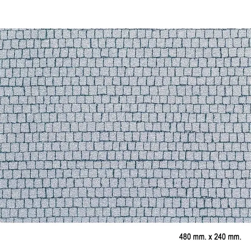 Faller 170646 1/87 Taş Parke Desenli Kaplama Kağıdı, 48 X 24 Cm.