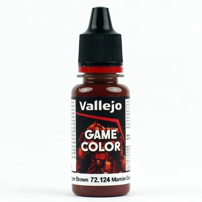 Vallejo 72124 18 ml. Gorgon Brown, Game Color Serisi Model Boyası