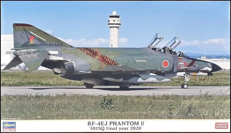 Hasegawa 02322 1/72 Ölçek RF-4EJ (501.sq final year) Savaş Uçağı Plastik Model Kiti