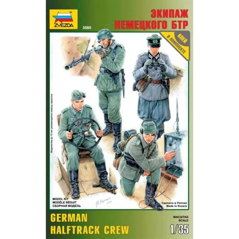 3585 1/35 ALMAN HALFTRACK MÜRETTEBATI