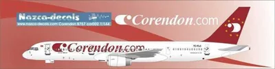 COR002 1/144 CORENDON FLYAİR 757