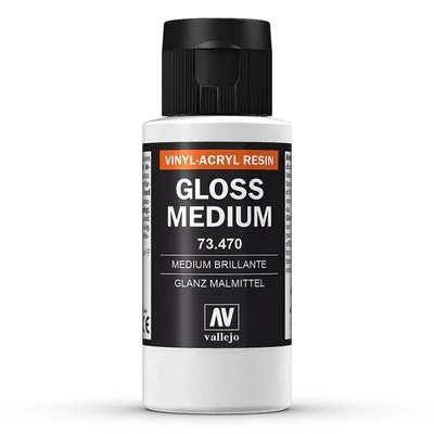 Vallejo 73470 60 ml. Gloss Medium (Parlaklaştırıcı), Model Boyası