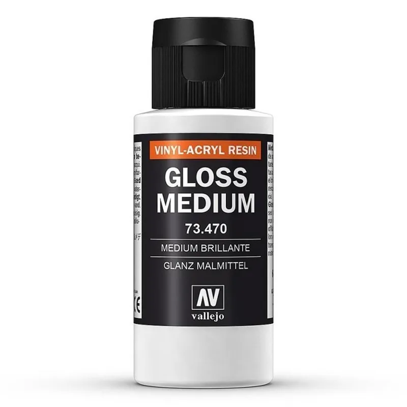 Vallejo 73470 60 ml. Gloss Medium (Parlaklaştırıcı), Model Boyası