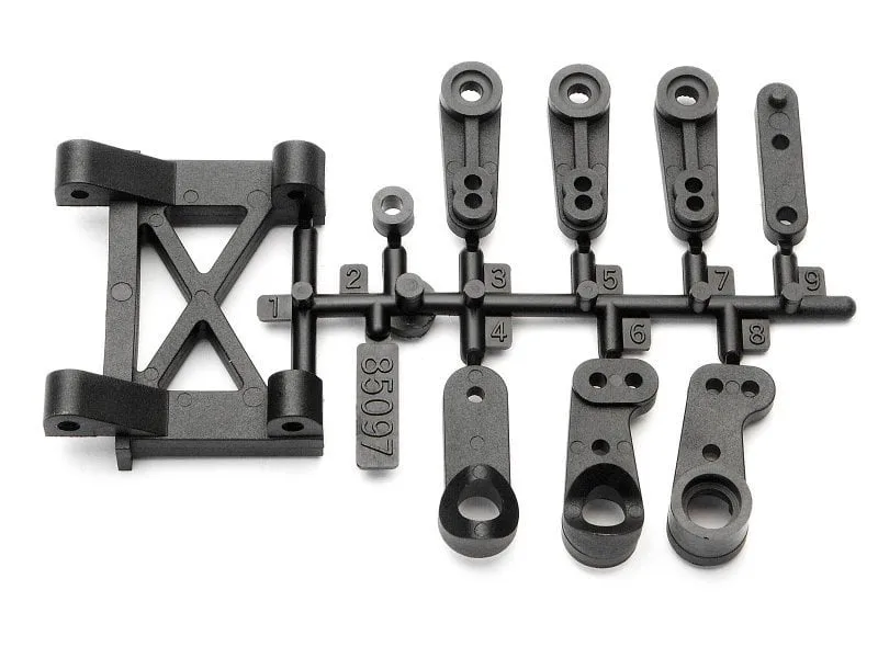 CENTER POST/SERVO HORN/STEERING CRANK SET Sprint 2/Sprint
