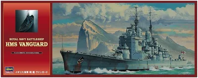 Hasegawa Z15 40115 1/450 Ölçek HMS Vanguard Kraliyet Donanması Savaş Gemisi Plastik Model Kiti