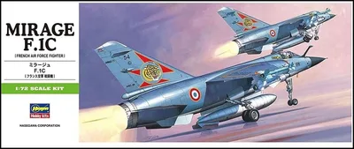 Hasegawa B4 00234 1/72 Ölçek Mirage F.1C Savaş Uçağı Plastik Model Kiti