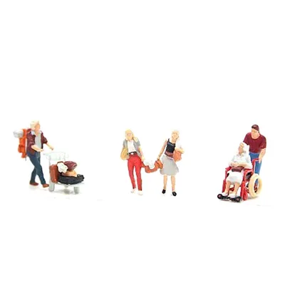 Preiser 10470 1/87 Ölçek seyahat eden insanlar Figürleri