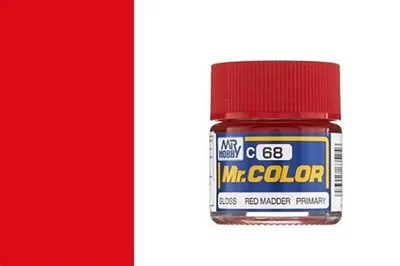 Gunze C068 10 ml. Madder Red, Mr.Color Serisi Maket Boyası
