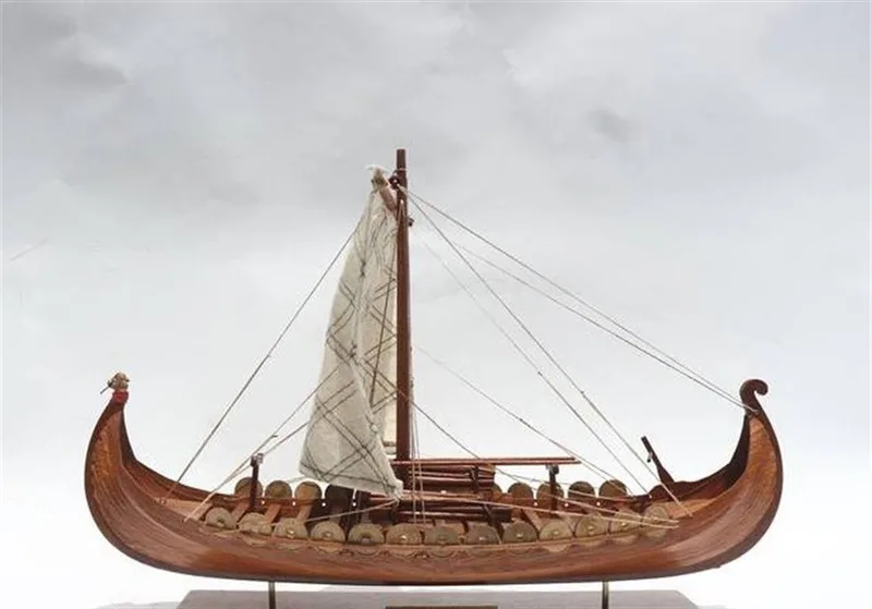 GIANHIEN FB0011W45 VIKING CLINKER HULL YELKENLİ GEMİ MAKETİ