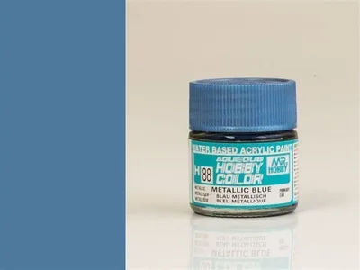 Gunze H088 10 ml. Metallic Blue, Aqueous Serisi Maket Boyası