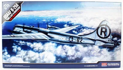 Academy 12528 1/72 USAAF B-29A (Enola Gay & Bockscar) Savaş Uçağı Demonte Plastik Maketi