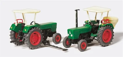 Preiser 17920 1/87 Ölçek deutz d 6206 traktör - 2 adet Figürleri
