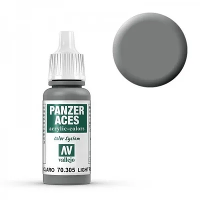 Vallejo 70305 17 ml. Light Rubber, Panzer Aces Serisi Model Boyası
