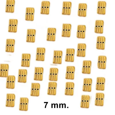 80014 BLOK VE PALANGA-15 ADET-AHŞAP - 7 MM.