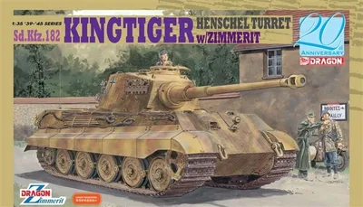 6303 1/35 KINGTIGER HENSCHEL TURRET+ZIMMERIT - MAK