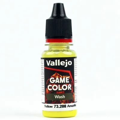 Vallejo 73208 17 ml. Yellow Wash, Game Color Serisi Model Boyası