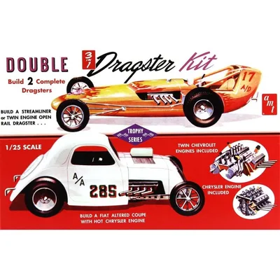 646 1/25 Double Dragster