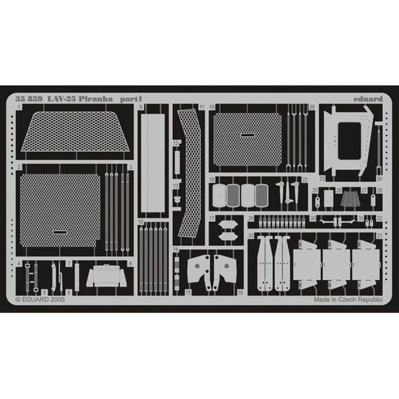 35859 1/35 LAV-25 PİRANHA DETAY SETİ - STD.PHOTO E