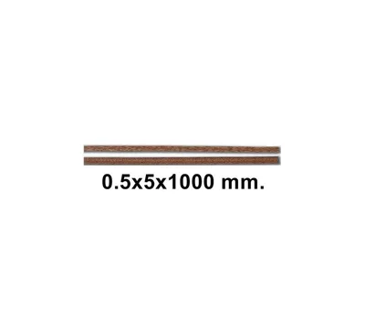 80163 SARMA CITASI- VENEER PLATES (DARK BROWN) SAP--10 ADET