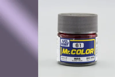 Gunze C061 10 ml. Burnt Iron, Mr.Color Serisi Maket Boyası
