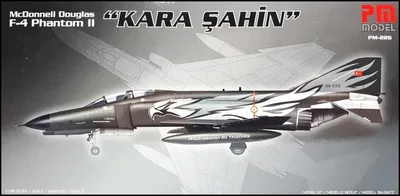 PM Model 226 1/96 F-4 Phantom II ( Kara Şahin ) Avcı-Bombardıman Uçağı Demonte Plastik Maketi