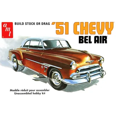 AMT 862 1/25 1951 Chevy Bel Air Araba Demonte Plastik Maketi