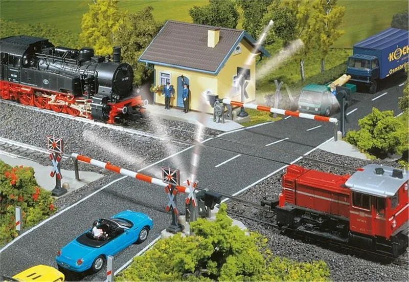 Faller 120171 1/87 Hemzemin Geçit, Motorlu, Demonte Plastik Maketi