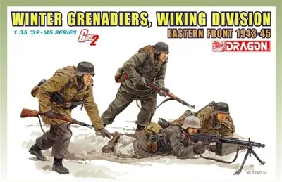 Dragon 6372 1/35 Ölçek Kış Bombacıları (Viking Tümeni) Asker Figürleri Plastik Model Kiti