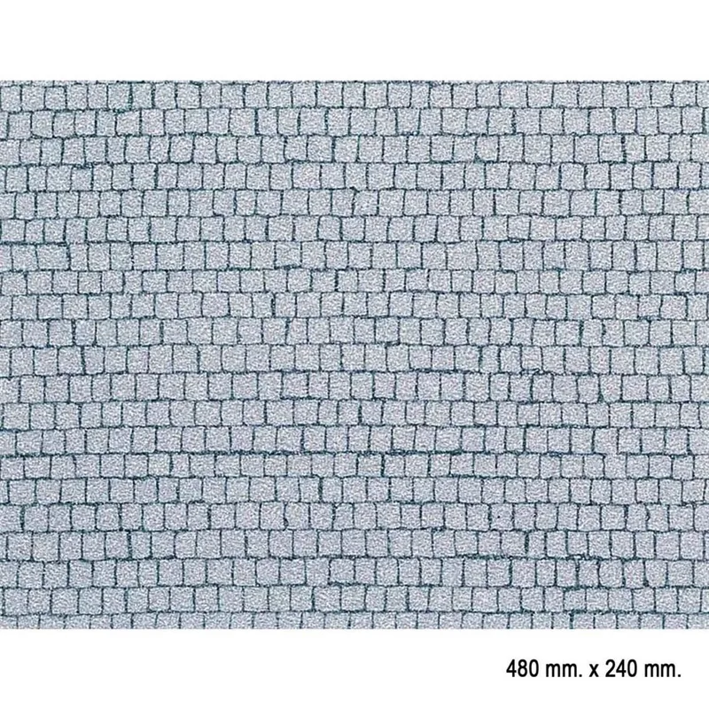 Faller 170646 1/87 Taş Parke Desenli Kaplama Kağıdı, 48 X 24 Cm.