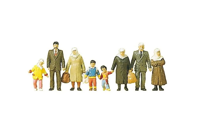 Preiser 10343 1/87 Ölçek türk yolcular Figürleri