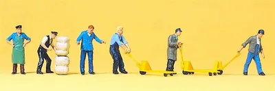Preiser 10255 1/87 Ölçek güterbodenpersonal Figürleri