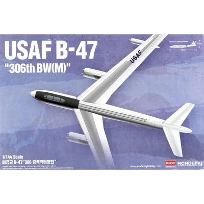 Academy 12618 1/144 USAF Boeing B-47 Savaş Uçağı Demonte Plastik Maketi