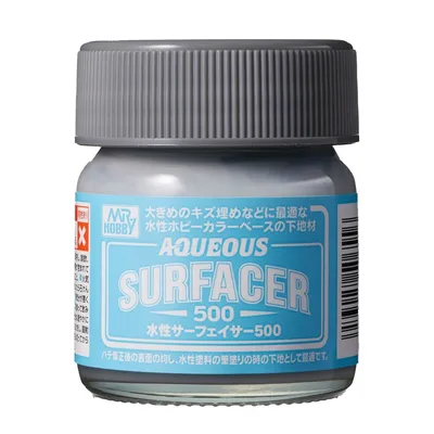 Gunze HSF04 40 ml. Aqueous Serisi, Surfacer 500, Gri, Astar Model Boyası