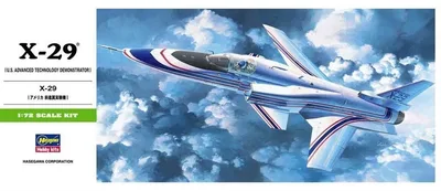 Hasegawa B13 00243 1/72 Ölçek X-29 Savaş Uçağı Plastik Model Kiti